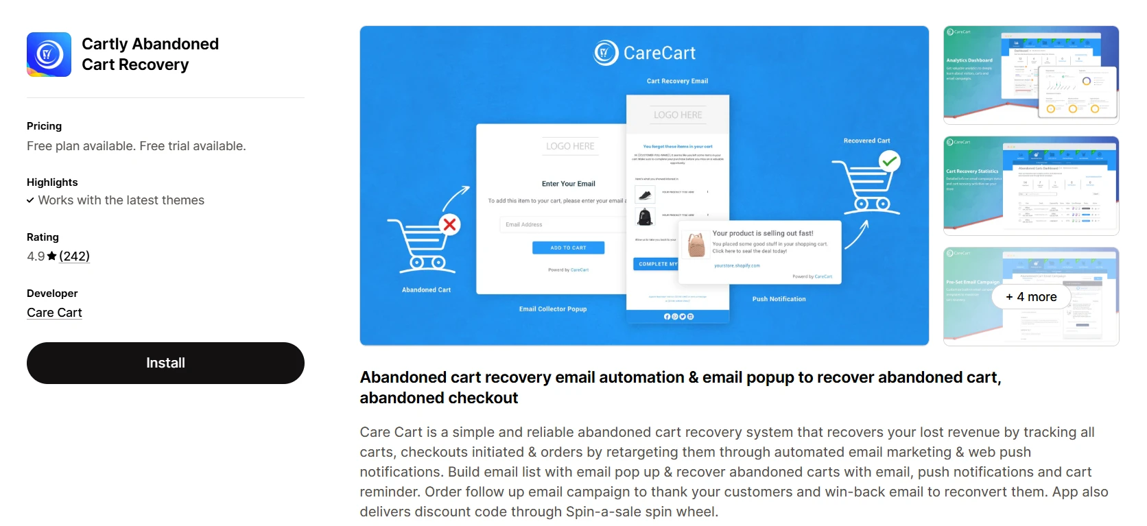 Care Cart app