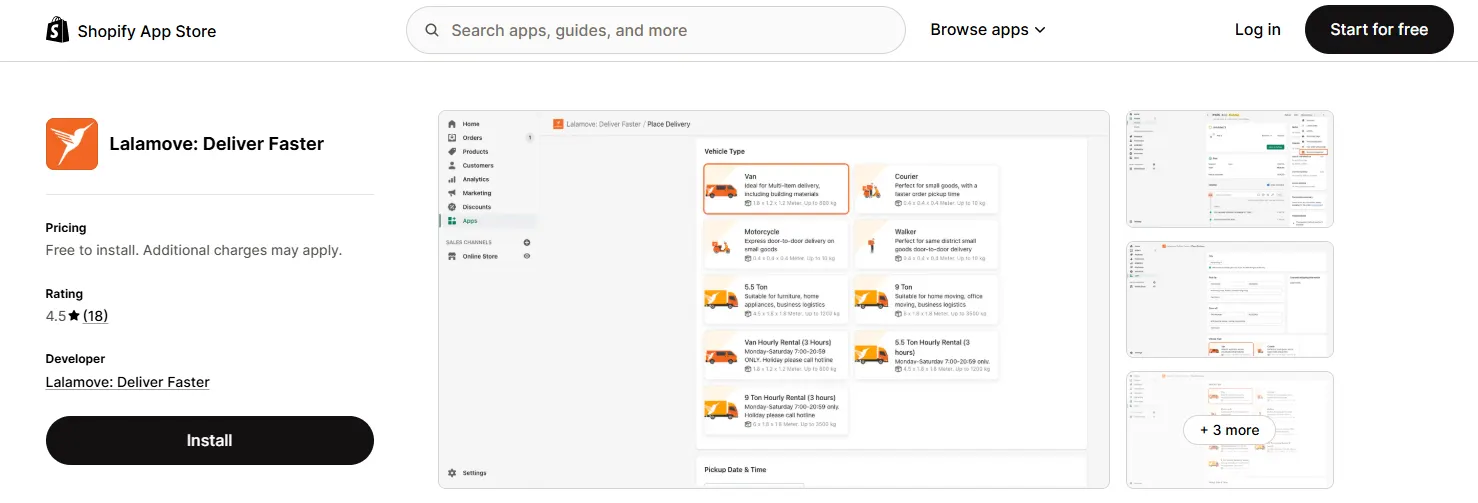 Lalamove delivery app