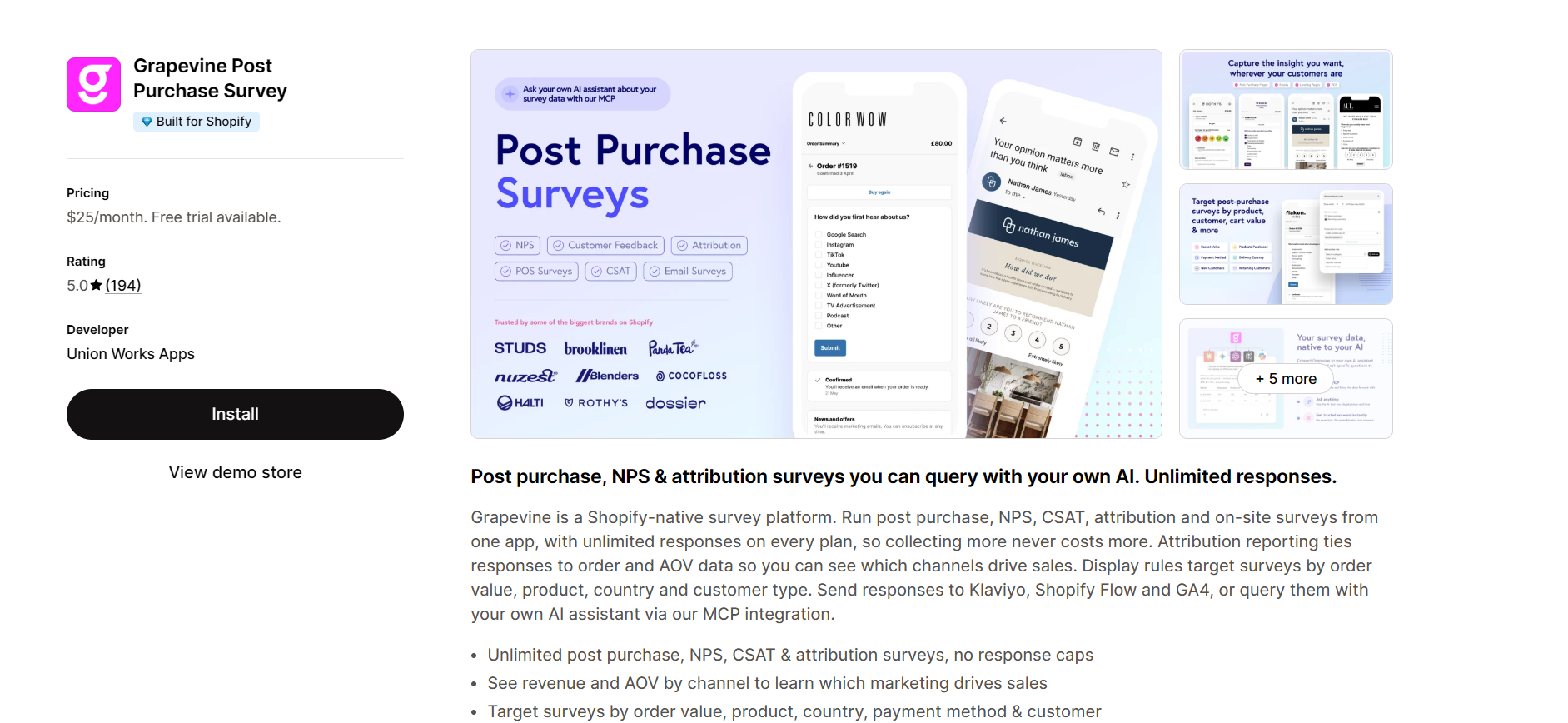 grapevine-post-purchase-surveys