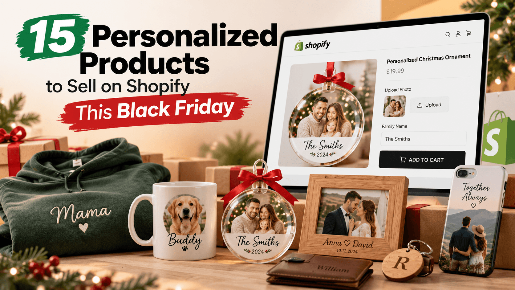 10+ Personalized Products Shopify Stores Can Sell This Black Friday