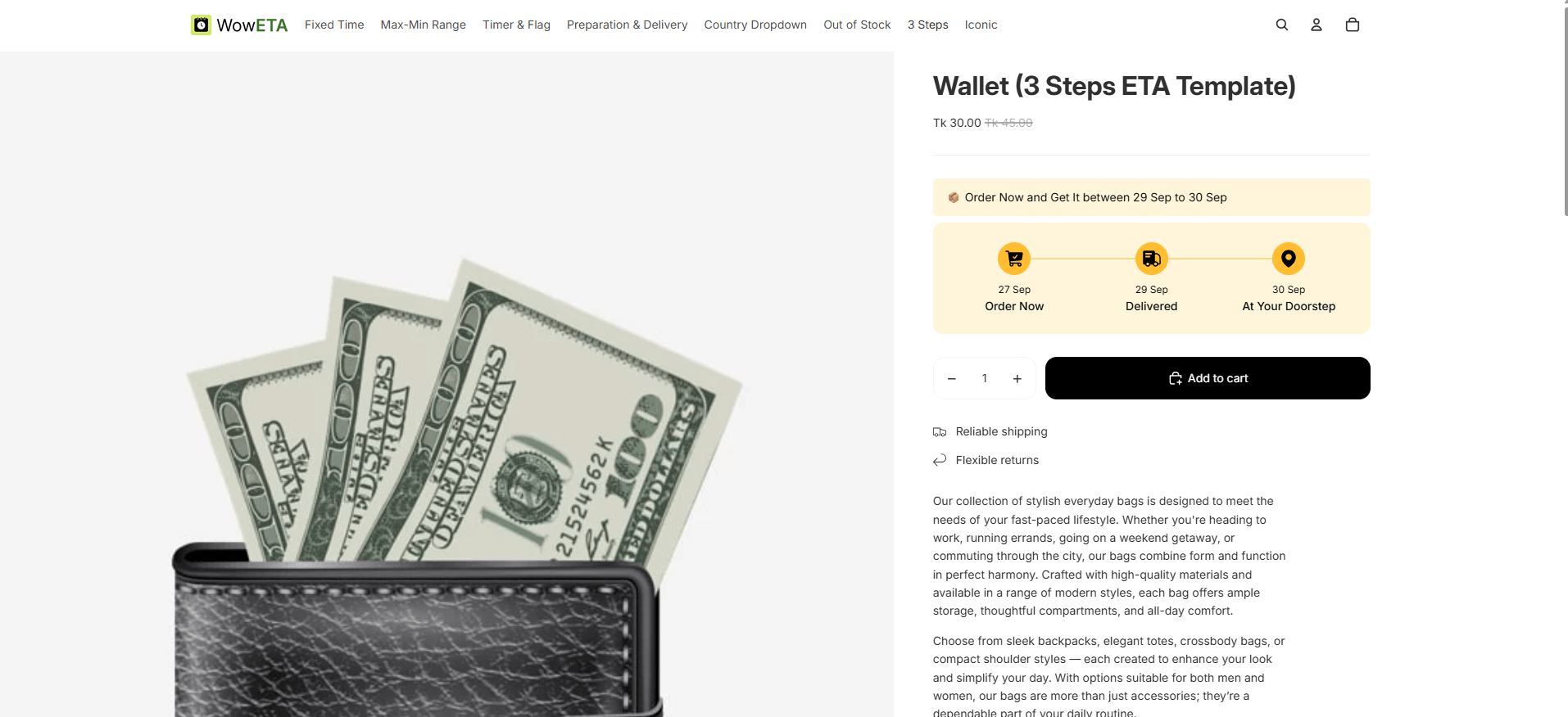 WowETA Halloween delivery estimate settings on Shopify