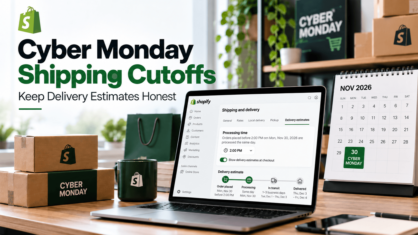 Cyber Monday Shipping Cutoffs: How to Keep Delivery Estimates Honest