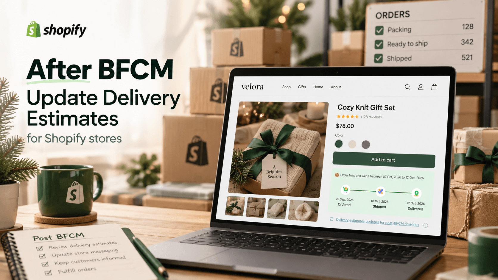 After BFCM: When to Update Your Shopify Delivery Estimates