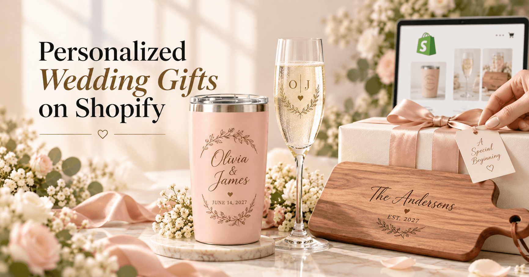 How to Sell Personalized Wedding Gifts on Shopify