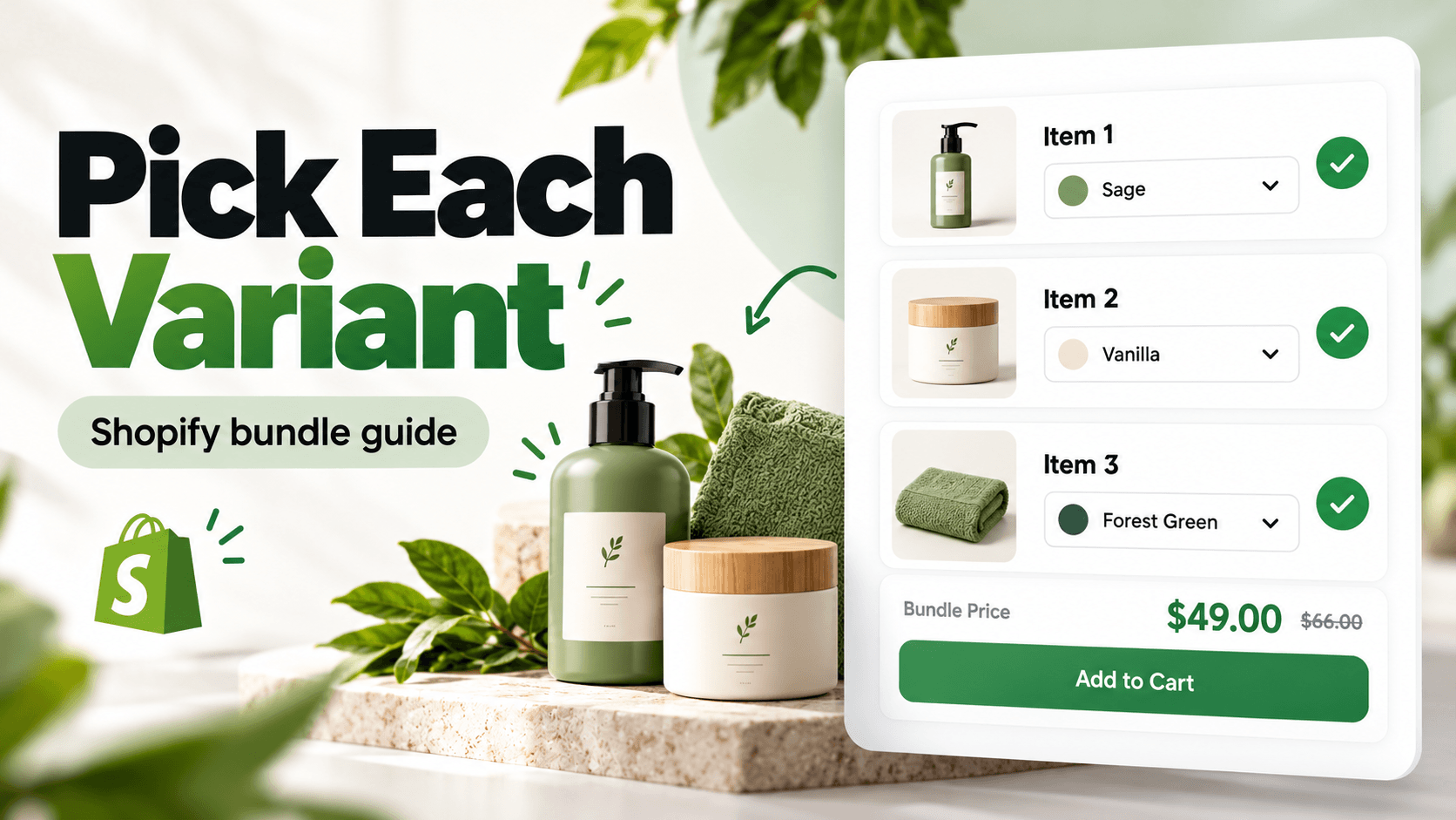 Shopify Bundle Variants: Let Buyers Choose Each Item